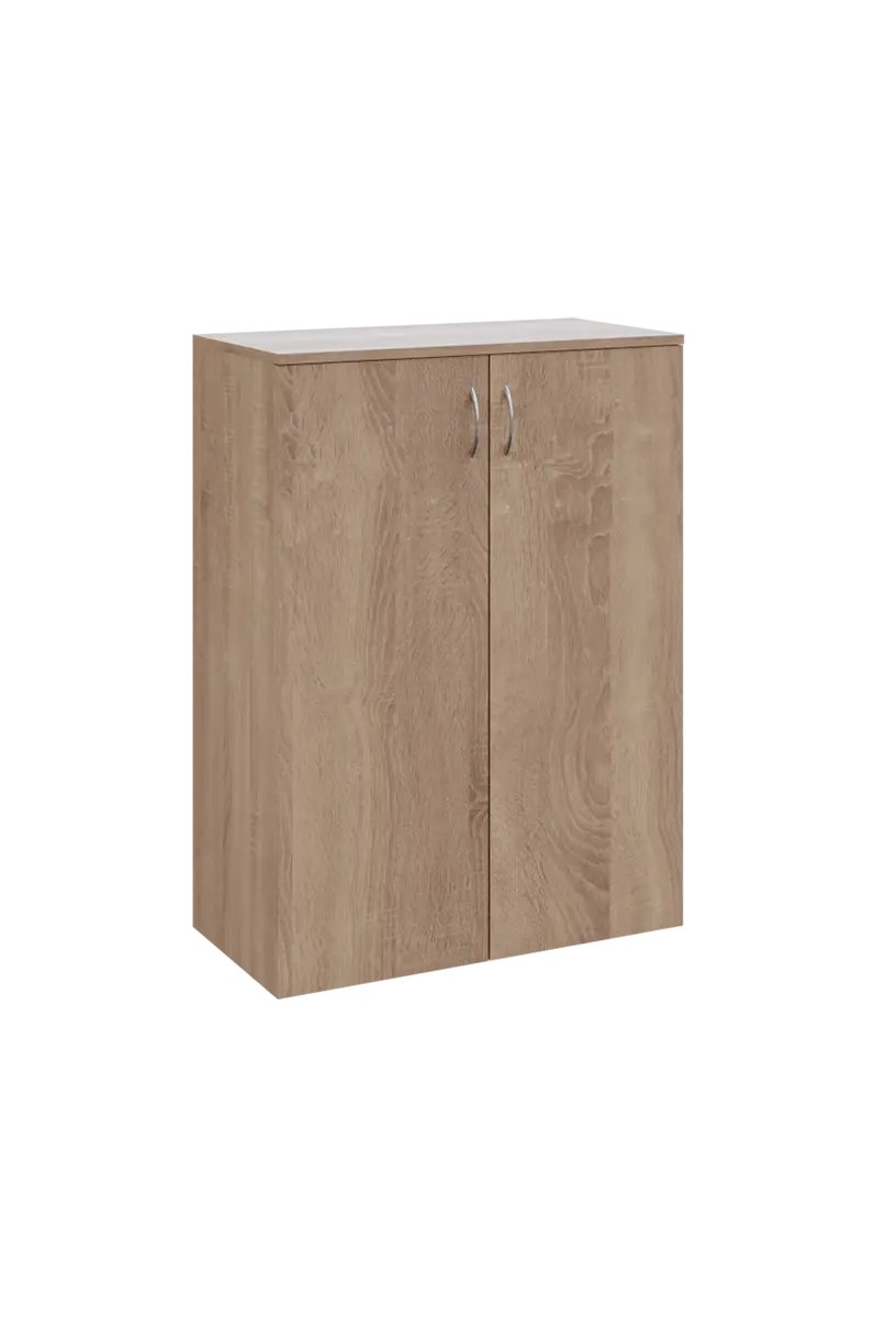 N 3 - 8D kancelářská skříň, 2-dveřová, 1100x800x400, dub bardolino